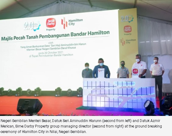 The RM3.52bil Hamilton City township will support Sime Darby Property's growth plans