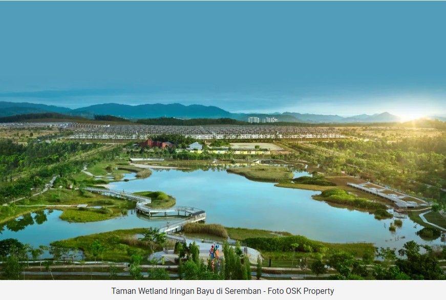 Taman Wetland Iringan Bayu tarikan baharu Seremban