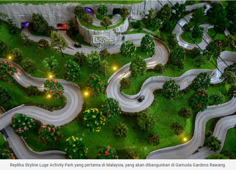 Skyline Luge Activity Park bakal dibuka di Gamuda Gardens