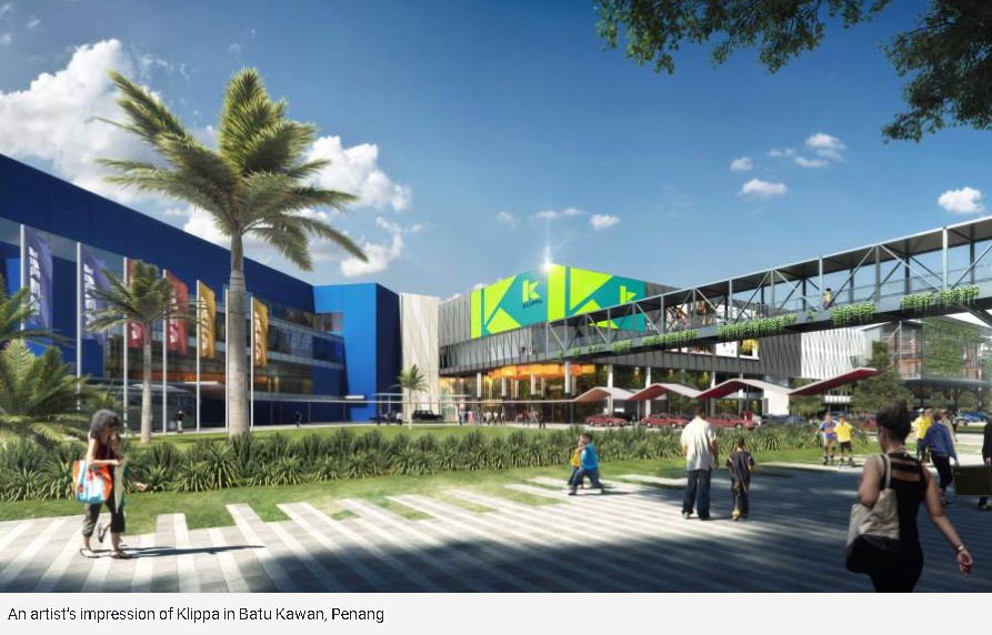 Ikano Centres has unveiled 'Klippa', a mixed-use hub in Batu Kawan