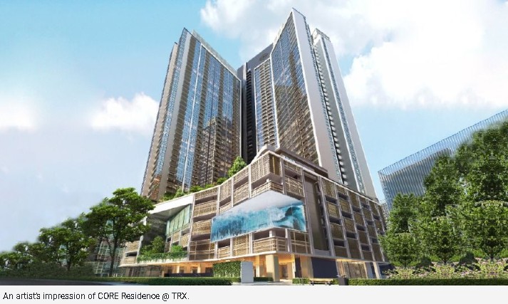 80 pct of CORE Residence @ TRX sold to international investors, including Malaysians