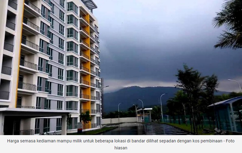 RM300,000 harga patut rumah mampu milik