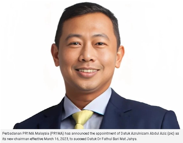 PR1MA appoints Azrulnizam Abdul Aziz as new chairman