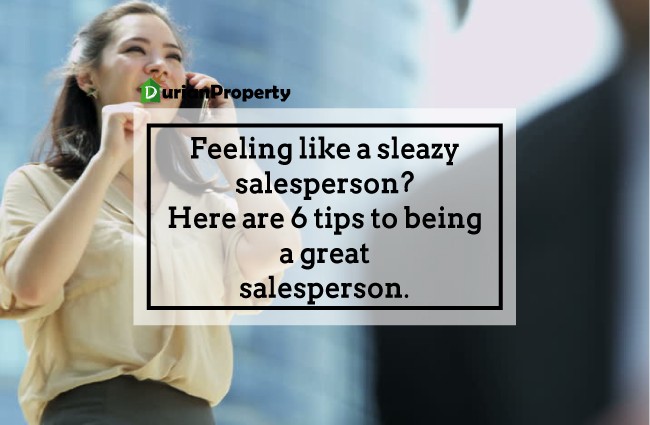 Feeling like a sleazy salesperson? Here are 6 tips to being a great salesperson.