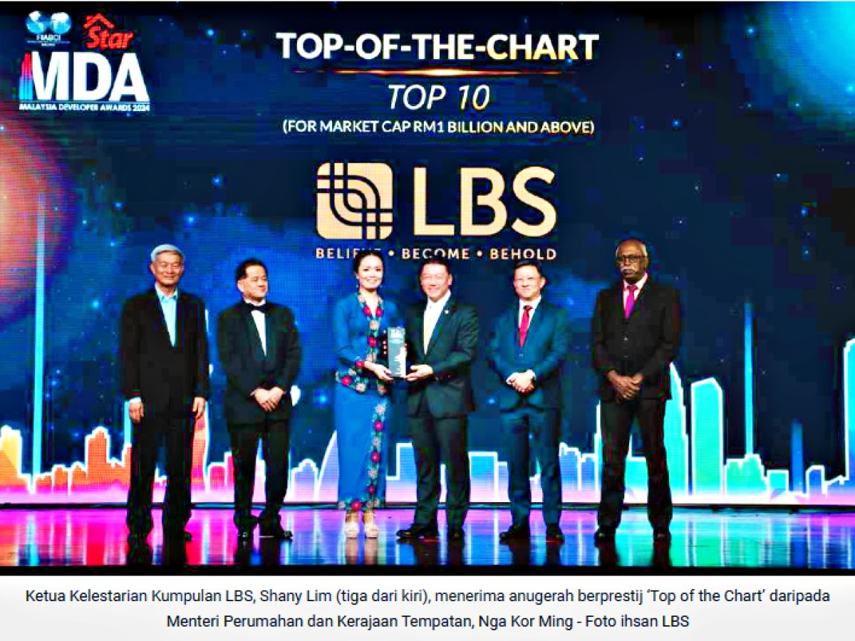 LBS menang tiga kali berturut-turut 'Malaysia Developer Awards'