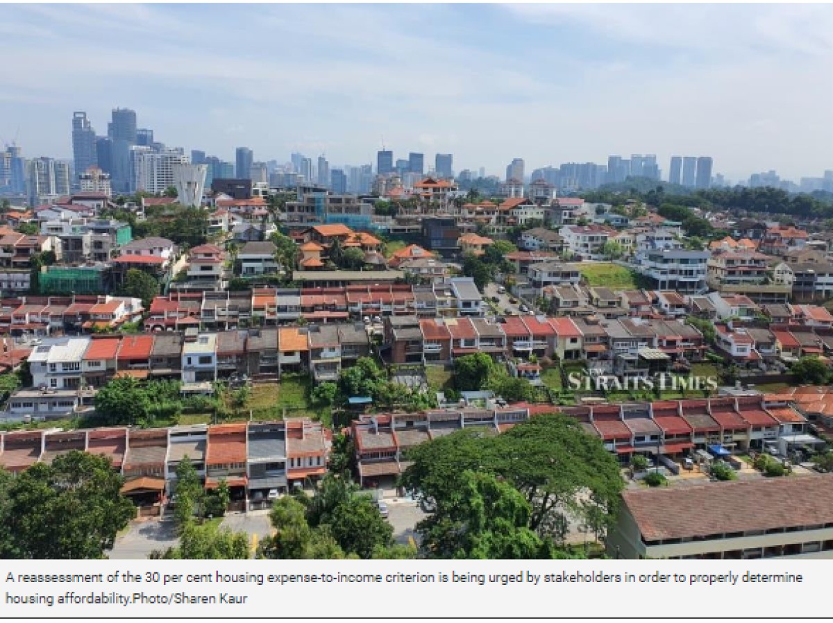 Putrajaya urged to review 30 pct housing expense-to-income rule