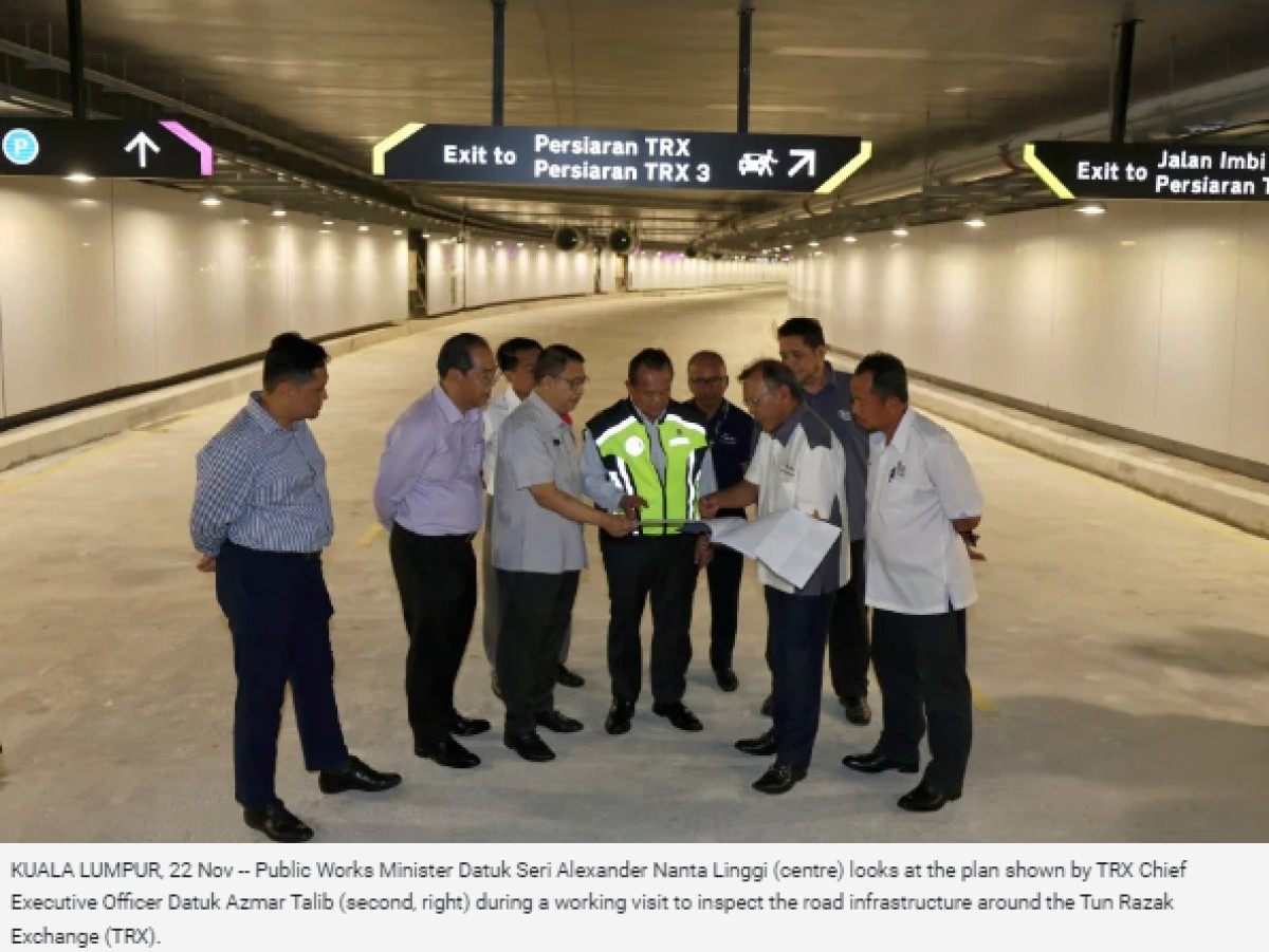 The Exchange TRX retail mall, 5km tunnel to open on Nov 29 [NSTTV]