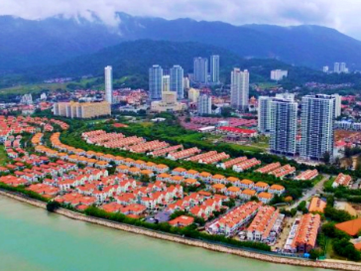 Drop in overhang of residental Penang properties