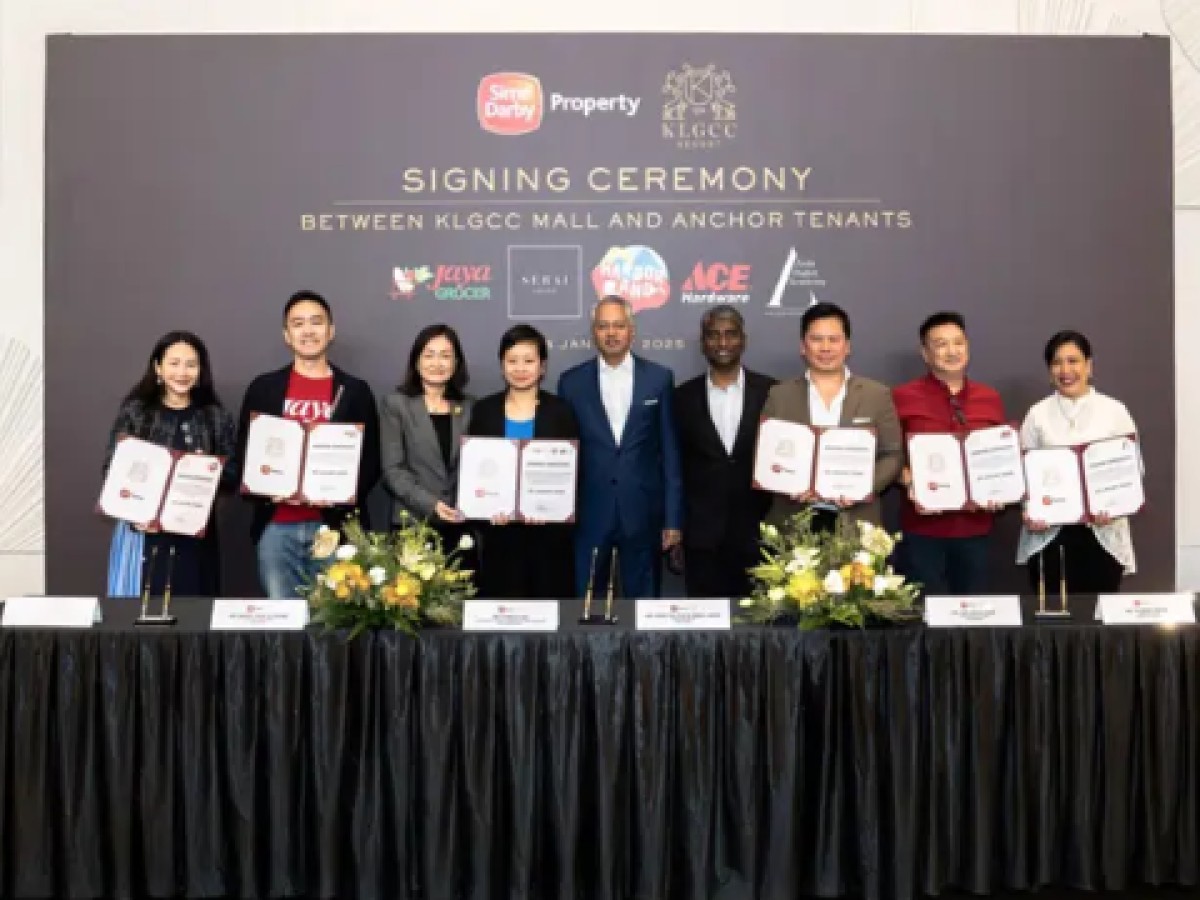 Sime Darby Property signs five anchor tenants for KLGCC Mall