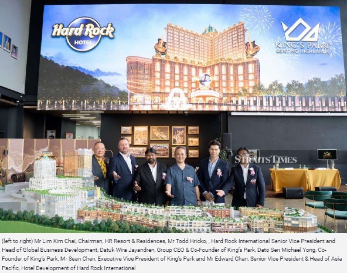 Asia's largest Hard Rock Hotel to open at King's Park Genting Highlands in 2027 [BTTV]